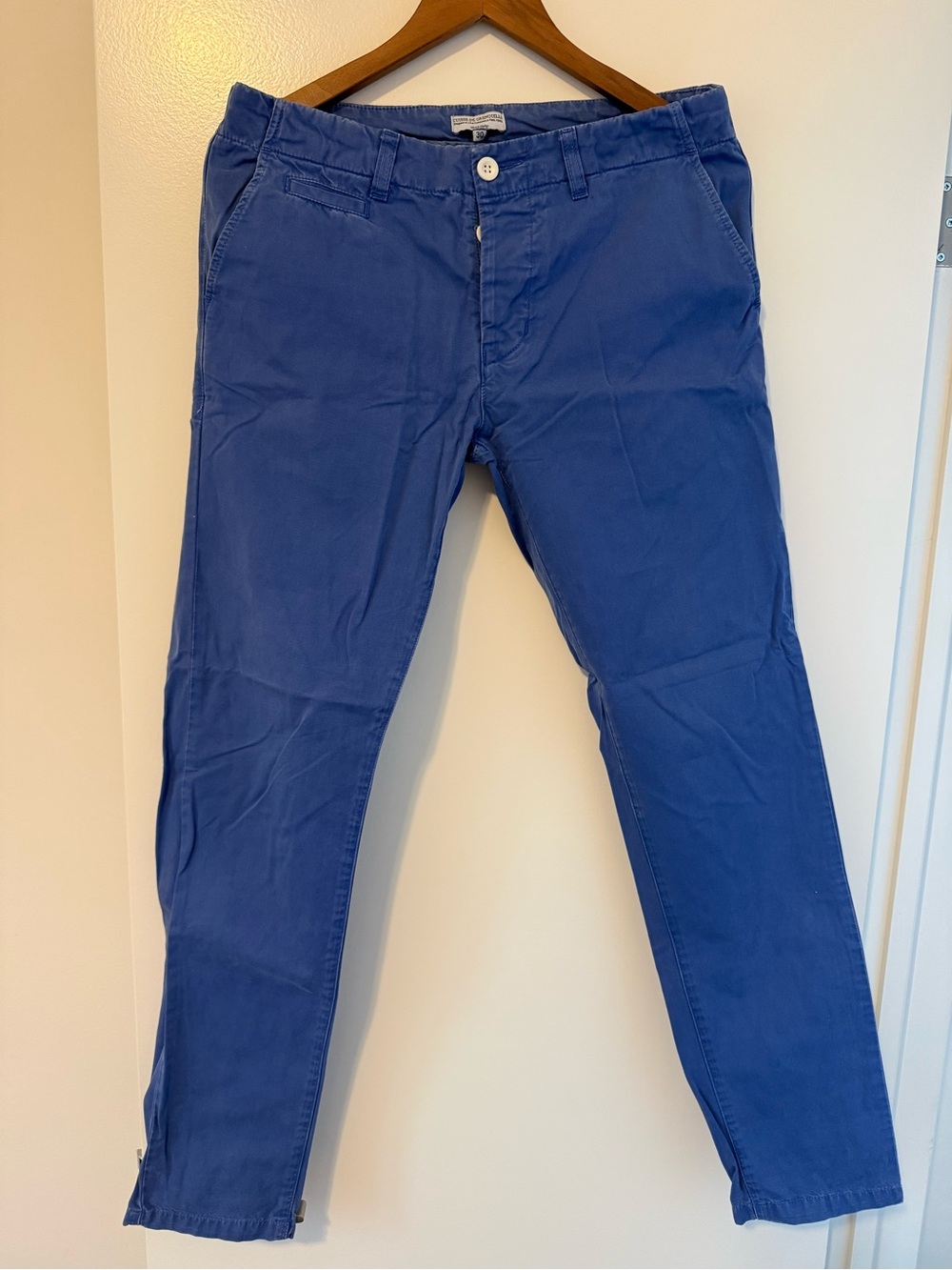 Cuisse de Grenouille Classic Men's Blue Chino Pants